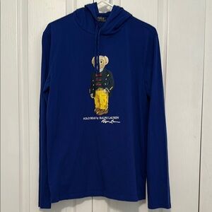 Polo by Ralph Lauren Men's Navy Bear Hoodie